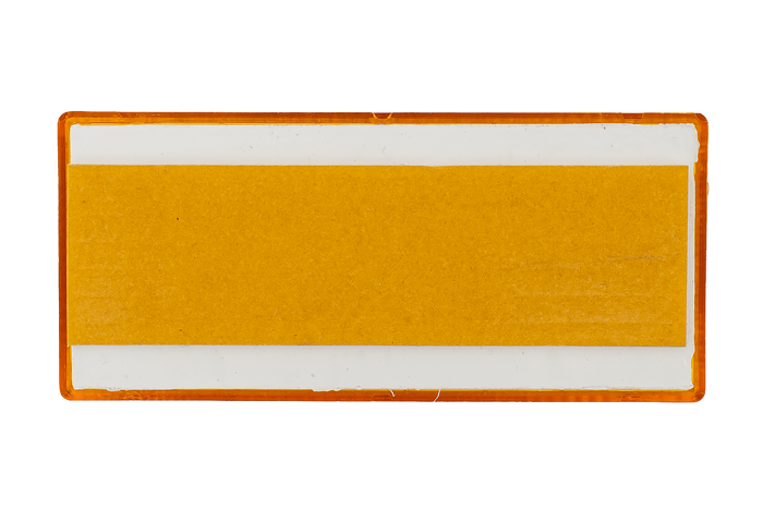 Rückstrahler-Set in orange, 4-teilig für Pkw-Anhänger