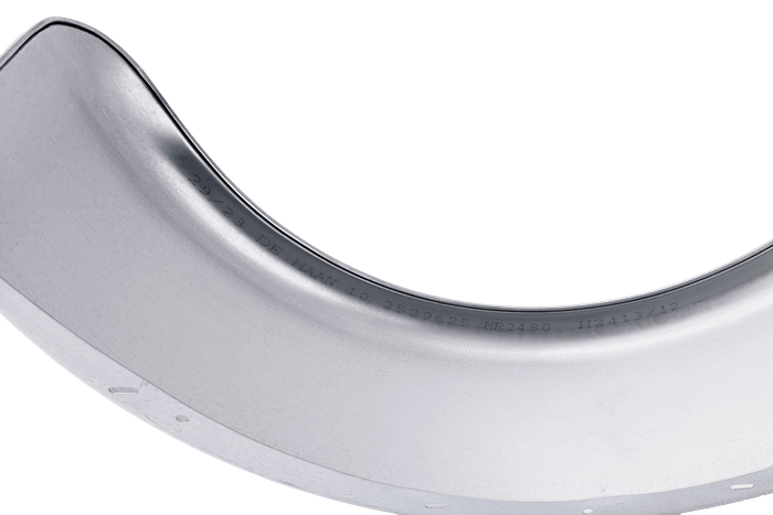 Kotflügel für Anhänger 15-16" DE HAAN HR 2480 Radkasten 800/240mm
