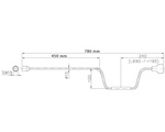 Kurbel für AL-KO 1213048 ausziehbare Stütze für 760 mm 19 mm Anhänger