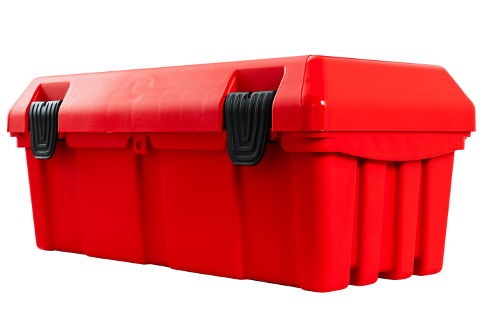 Feuerlöscherbox 6kg DAKEN 82070 ADAMANT 611x310x247mm rot