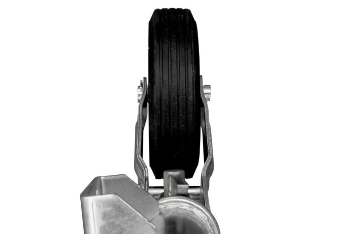UNITRAILER automatisches Stützrad mit Halterung 250 kg 60 mm 785–955 mm