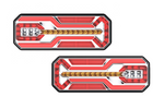 TruckLED L1949+L1950 Rückleuchten, LED-Kabel 0,45 m, 6 Funktionen, links+rechts