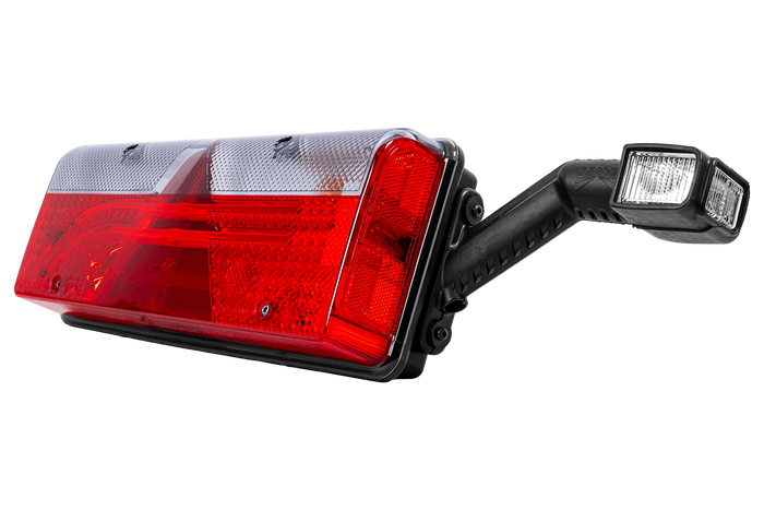 ASPÖCK EUROPOINT III LED-Bajonett-Rückleuchten 7PIN ASS2 mit Hupe, 7 Funktionen, links+rechts