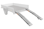 UNITRAILER ALR004 Klapprampen aus Stahl, Auffahrrampen für Anhänger, 170 cm, 454 kg, 2er-Set