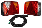DOBPLAST DPT35 LED-Rückleuchten + MANTES 7m 7-PIN-Kabelbaum