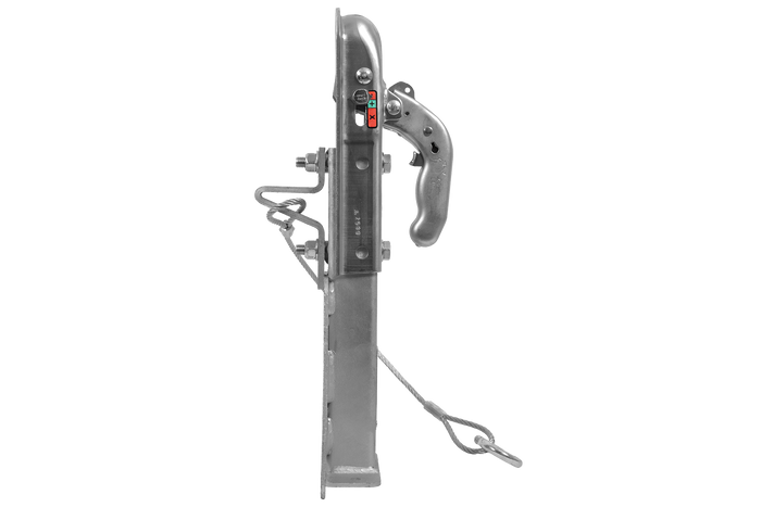 KNOTT KQ14-A+KZE7.5 Kugelkupplung für einen 750 kg Anhänger mit V-förmiger Deichsel